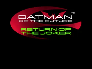 Batman Beyond - Return of the Joker (US) screen shot title